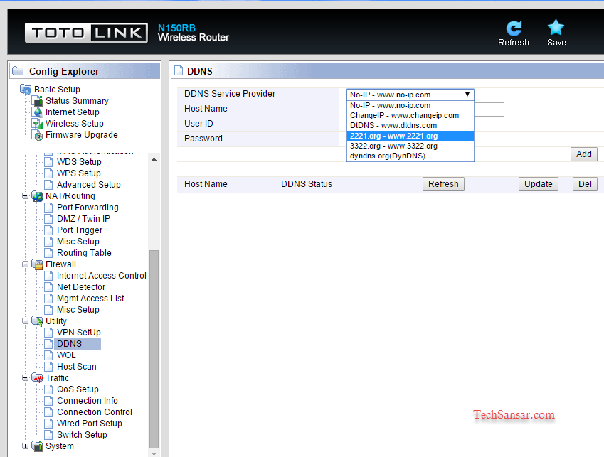 Dynamic DNS (DDNS) with TOTO Link Routers