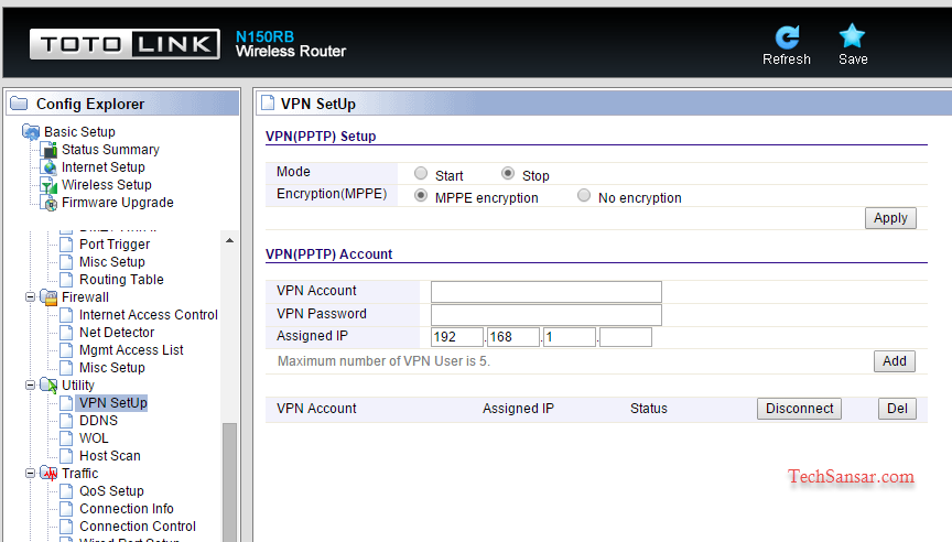 Setting up VPN with TOTO Link Router
