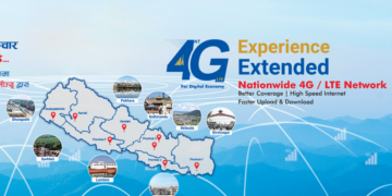 4G LTE Nepal Telecom extended