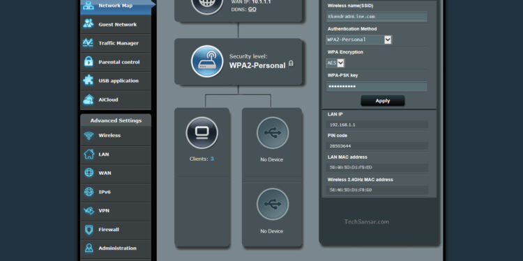 Awesome Home and Office Router ASUS RT-AC66U (Review), possibilities are unlimited with Asus RT-AC66U 1 ASUS Wireless Router RT-AC66U Network Map