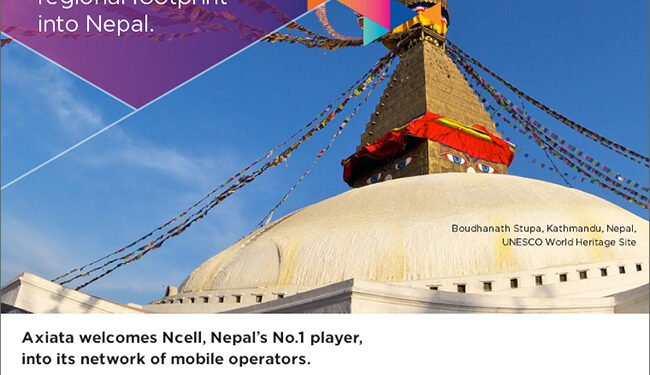 Ncell brings offers as Axiata successfully completes acquisition: Discounted roaming & Cash back offers 1 Axiata confirms Ncell takeover