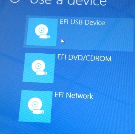 How to Create an UEFI bootable USB drive or DVD for Windows 8 or 10