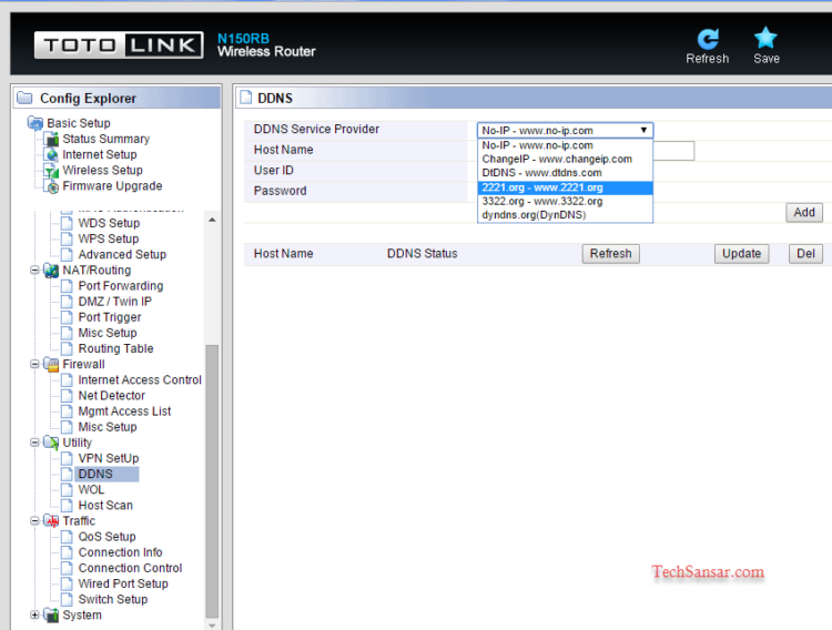 Dynamic DNS (DDNS) with TOTO Link Routers