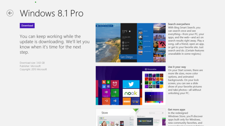 Ensuring latest build of Windows 8.1 Spring Update