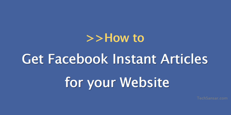 Get Facebook Instant Articles for Websites Cover