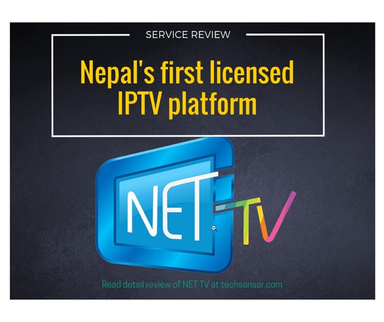 Graphics Nepal's first licensed IPTV platform NETTV Review