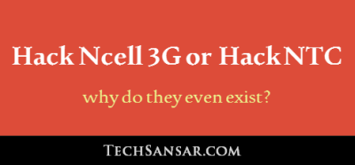 Hack Ncell 3G or Hack NTC