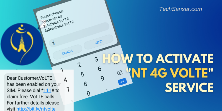 How to activate NT 4G VoLTE Service in Nepal