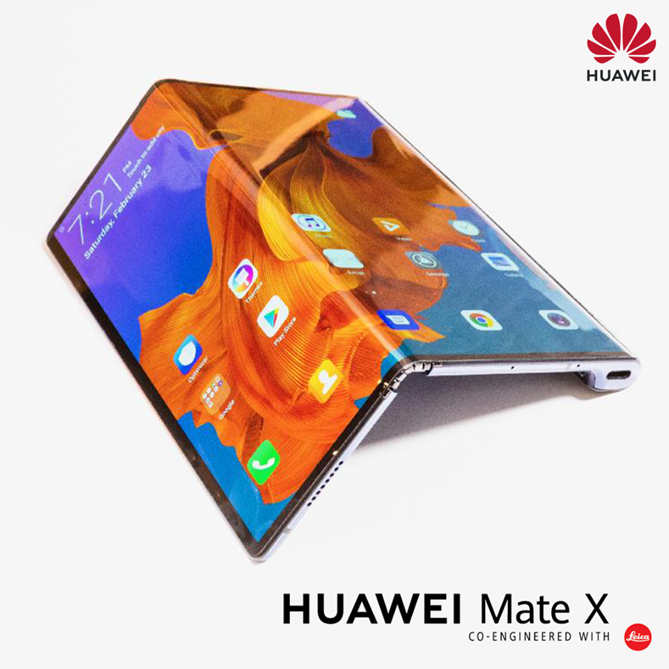 Huawei Mate X foldable smartphone