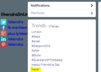 Nepal trends Globally, Indian PM Narendra Modi pin points Nepal's tech power