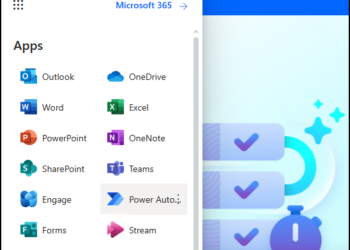 Power Automate is once again getting a new name! #PowerAutomate #Flow #Workflows 3 Power Automate app link menu