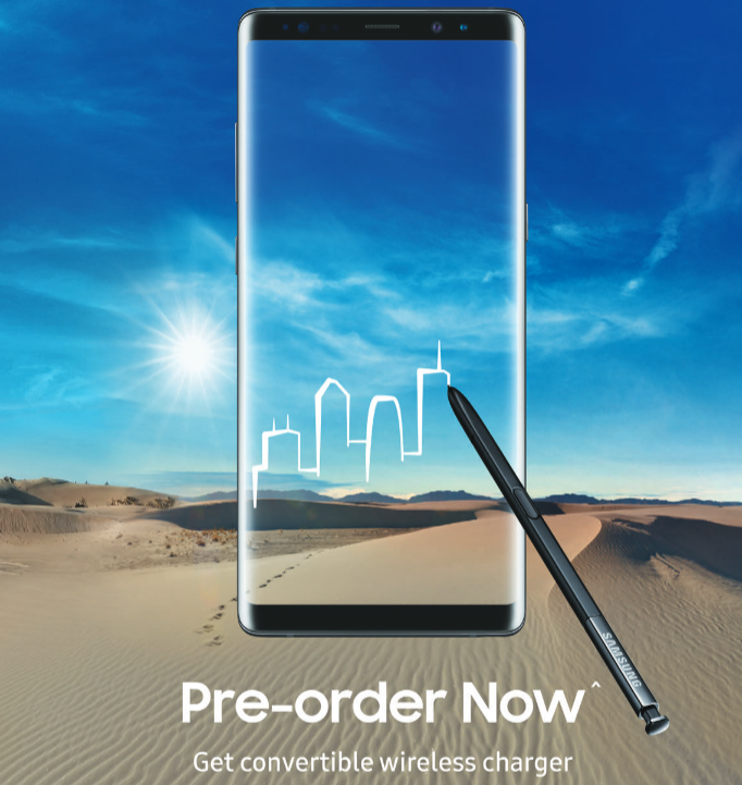 Samsung Galaxy Note 8 in Nepal