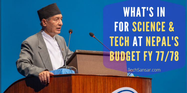 Science and Technology coverage by Nepal budget 2077-78