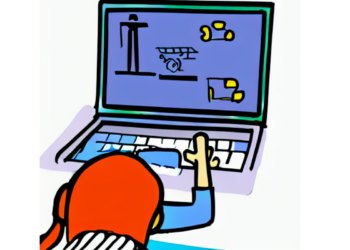 Technology in Education Illustration