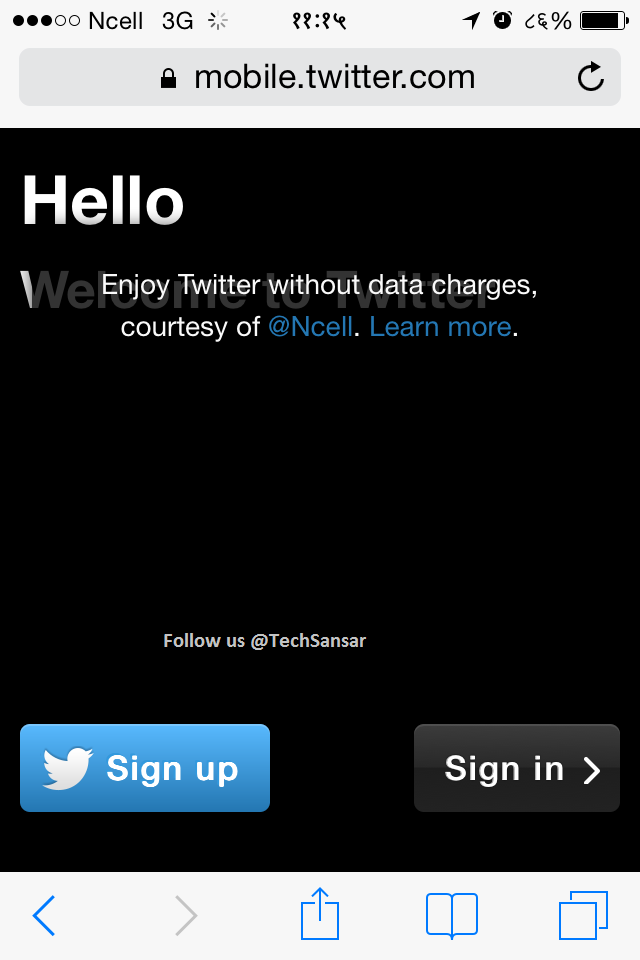 Enjoy Twitter without data charges, courtesy of @Ncell