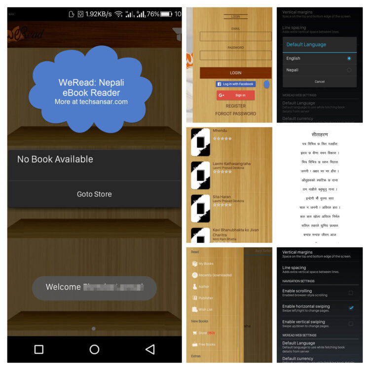 WeRead ebook reader from Nepal