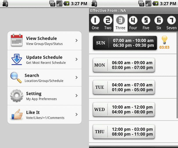 Android Nepal Load Shedding Schedule Google Play Store