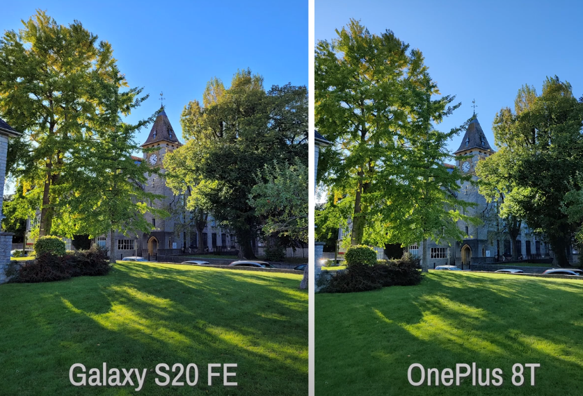 Head to head comparison: OnePlus 8T vs Samsung Galaxy S20 FE 4 main camera sample test