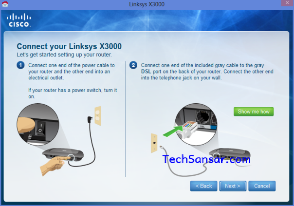 Connecting Linksys in Modem-Router mode for NTC ADSL