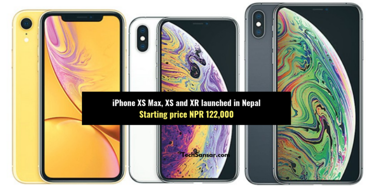 New iPhones XS, XS Max and XR launched in Nepal, Check of price list iPhone XS 1 iPhone XS Max, XS and XR launched in Nepal GenNext