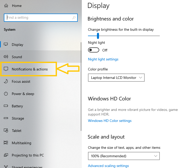 6 simple yet effect ways to speed up your Windows 10 computer 6 notification-action-windows-10