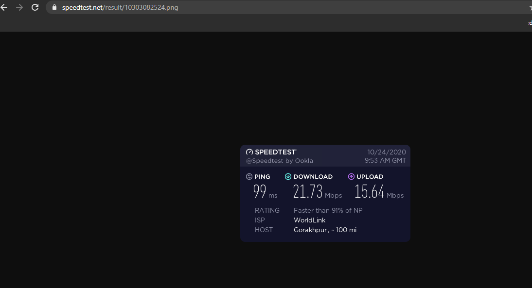 Test Internet Speed using Python 6 speed test browser