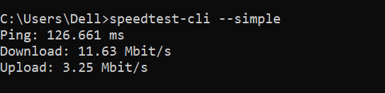 Test Internet Speed using Python 7 speed test simple