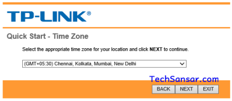 Sadly TP Link ADSL Router doesn't have Nepal Standard Time