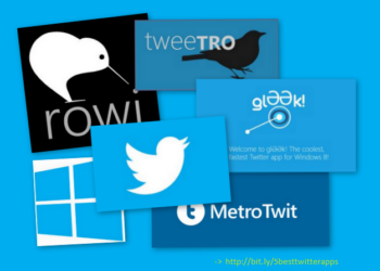 5 best #Twitter #apps for #Windows RT, 8 & #Surface tab with their contradictions http:/bit.ly/5besttwitterapps