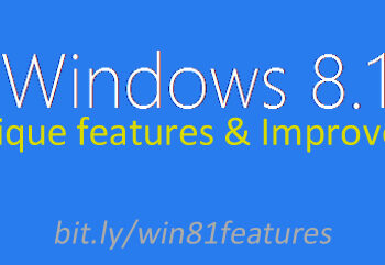 Unique features and improvements of Windows 8.1 updates